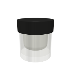 Glass Refill Cream Jar 50ml  (#10737)